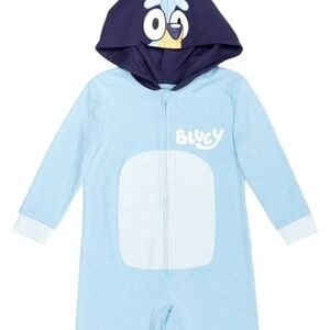 Bluey Kids Hooded Onesie - size 10/12